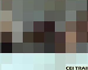 Femdom BDSM with POV masturbation and cumming