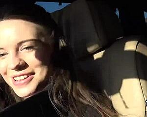 sensual teen blows penis in pov, then gets her spread pussy fucked