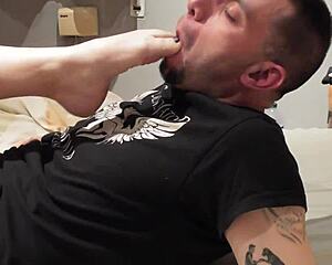 Wife's Solo Foot Fetish Orgasm