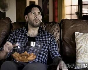 teen dives into taboo threeway with blowjobs, fingering, and deepthroat