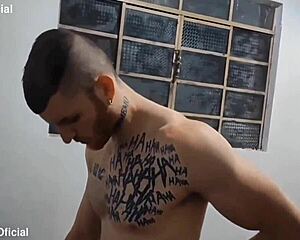 i say, 'i had to give my cock to the skinny tattooed electrician for bareback domination'.