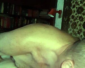 Wife sucking big tits and fat ass