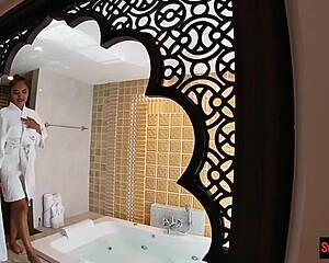 Asian amateur teen satisfies her big dick European boyfriend so well! 🔥