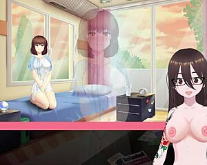 Beautiful anime with big boobs and ass, play Her new memory 02