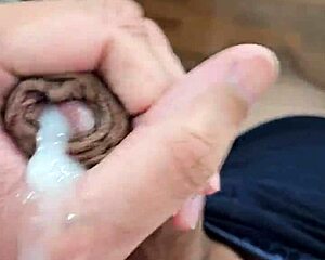 Young Brazilian homemade video of solo action