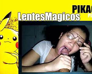 Dirty College Girl With Glasses, Age 20, Learning To Suck