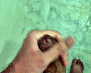 Twink Jerking Off in Shower