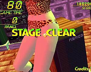 Risque 3D Puzzle Game Dancing Eyes from Namco