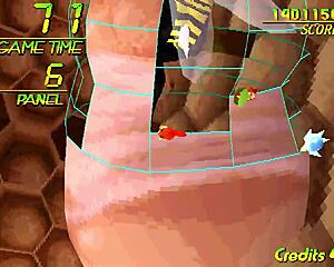 Risque 3D Puzzle Game Dancing Eyes from Namco