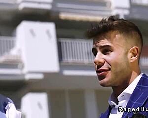 Gays In Suits Rim And Fuck Anal On Sofa