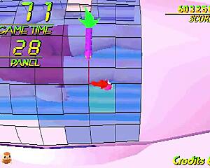 Risque 3D Puzzle Game Dancing Eyes from Namco