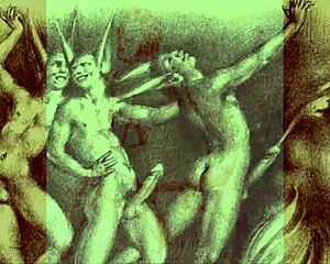 vintage erotic illustration that takes me back to steamy hidden fantasies