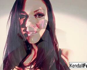 Kendall Karson teases sexily