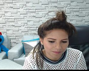 Niley shows off her huge natural tits on cam