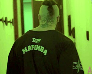 gabe spec in halloween fantasy as prostitute riding cowgirl.