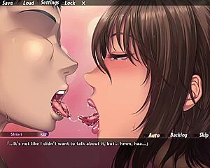 Caught fapping to mom's MILF friend in anime hentai