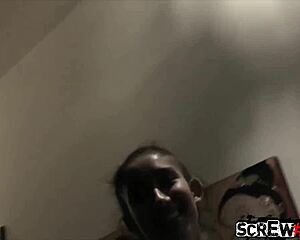 Slim Hottie with Big Tits Rides Thick Shaft for Wild Facial