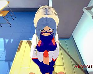 3D animated video of Boku no Hero Hentai with Yuu Takeyama giving a handjob and blowjob