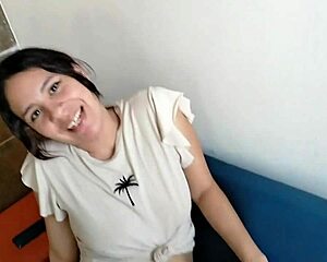 stepsister sucks big colombian cock in bathroom