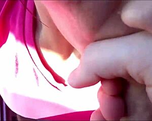 michelle simpson gives oral pov facial cumshot in debut