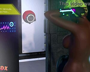 Futa3Dx - Horny Blue-Haired Bitch Craves Sucking Futa Cock Deepthroat