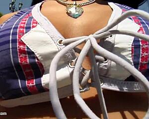 give me pink presents sabina blue having fun alone masturbating