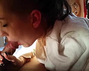 does this white slut love sucking my cock?