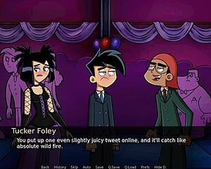 Date With Hot Goth Amity Park In Parody Setting