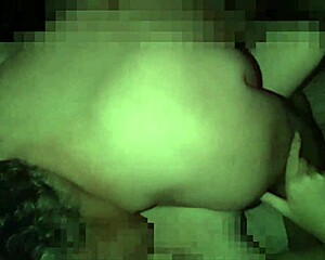 Latina Wife Enjoys Nighttime Orgy on Top