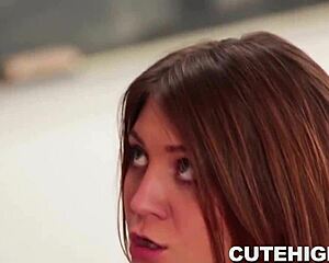 Big tits Jojo kisses and sucks cock 😏