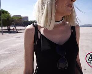 amelia, that blonde milf slut in lingerie, loves getting perverse with sex