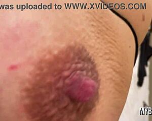 Shione Cooper gets spanked and her hard nipples are teased