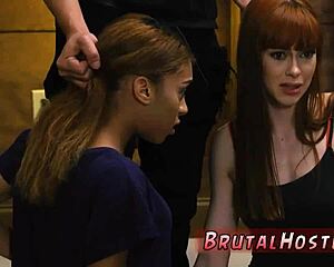 step daughter caught moaning in domination bdsm with couple