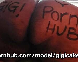 i'm lovin' gigi cakes' big bbw titties, that mature ebony granny's got huge fat mommy tits