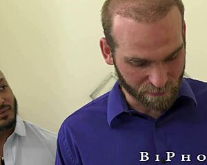 Tight Bodied Neighbour Joins Hot Couple for Goodbi Bang. Dillon Diaz and Jupiter Jetson Star in Biphoria.