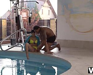 Wow, teacher penetrates hottie with bbc!