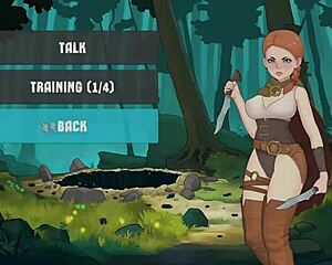 otaku wakes up to big tits in game