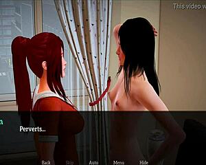 my new family 139 hints at redhead teen's wild cartoon antics