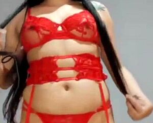 Private video chat with a follower who likes to hear me moan