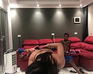 why is novinha dancing with big tits and ass?