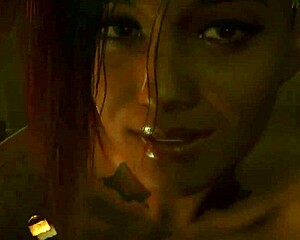 Hot cyberpunk porno mod features lesbian sex with Judy