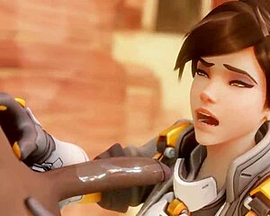 tracer pays bet with blowjob 😈 bewyx ft cinderdryadva