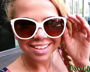 Teen gargles cum 😈