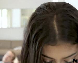 & fucked sophia leone - stepsiblings caught riding