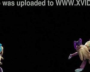 Vreal 18k Us Cracs Lesbian Triangle Licking Assholes - Cyberpunk 2077 Parody