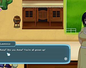 Running a western hotel in this anime game episode.