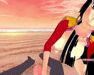 Boa Hancock's Emotional 3D Hentai Encounter