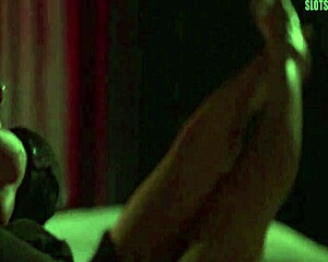 Sexy blowjob and masturbation on airplane leads to orgasm