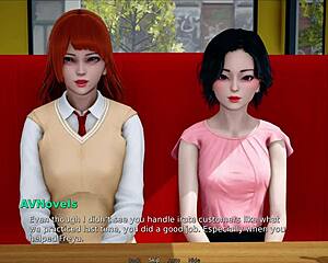 My school bully is now my lover in a cartoon-style visual novel