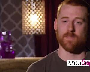 swinger ladies enter the red room for a group event